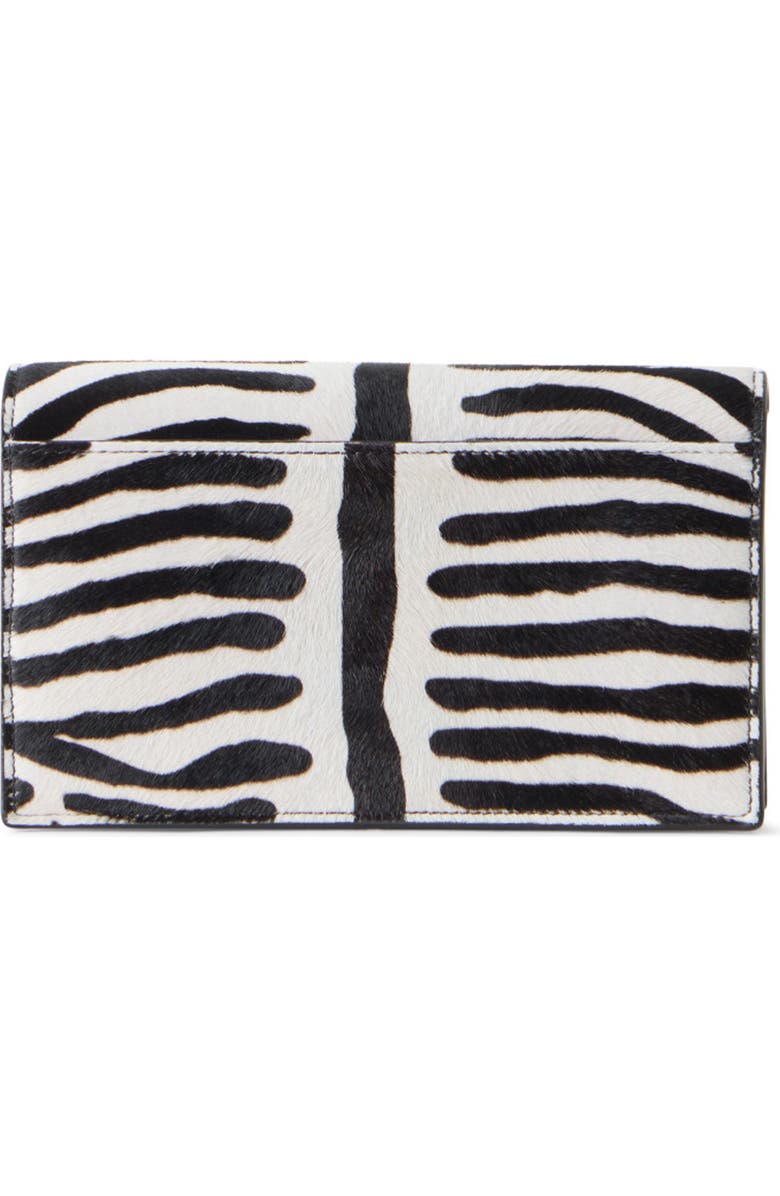 Akris Anouk Genuine Calf Hair Envelope Clutch, Alternate, color, Zebra Stripes Small