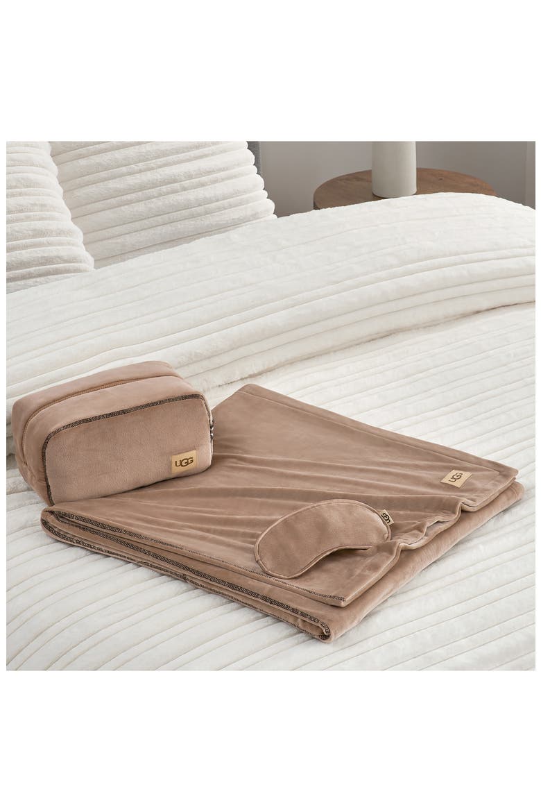 Raegan 3-Piece Travel Set, Alternate, color, CHESTNUT
