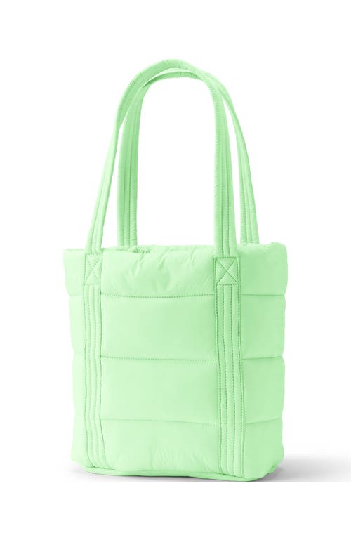 Lands' End Wanderweight Ultralight Packable Tote Bag In Icy Mint Green