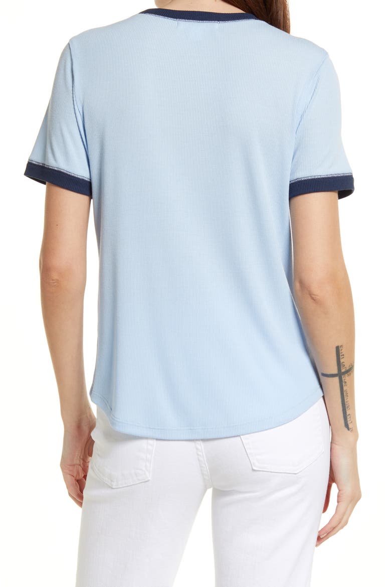 Ringer Tee, Alternate, color, WHITE-TAN COMBO