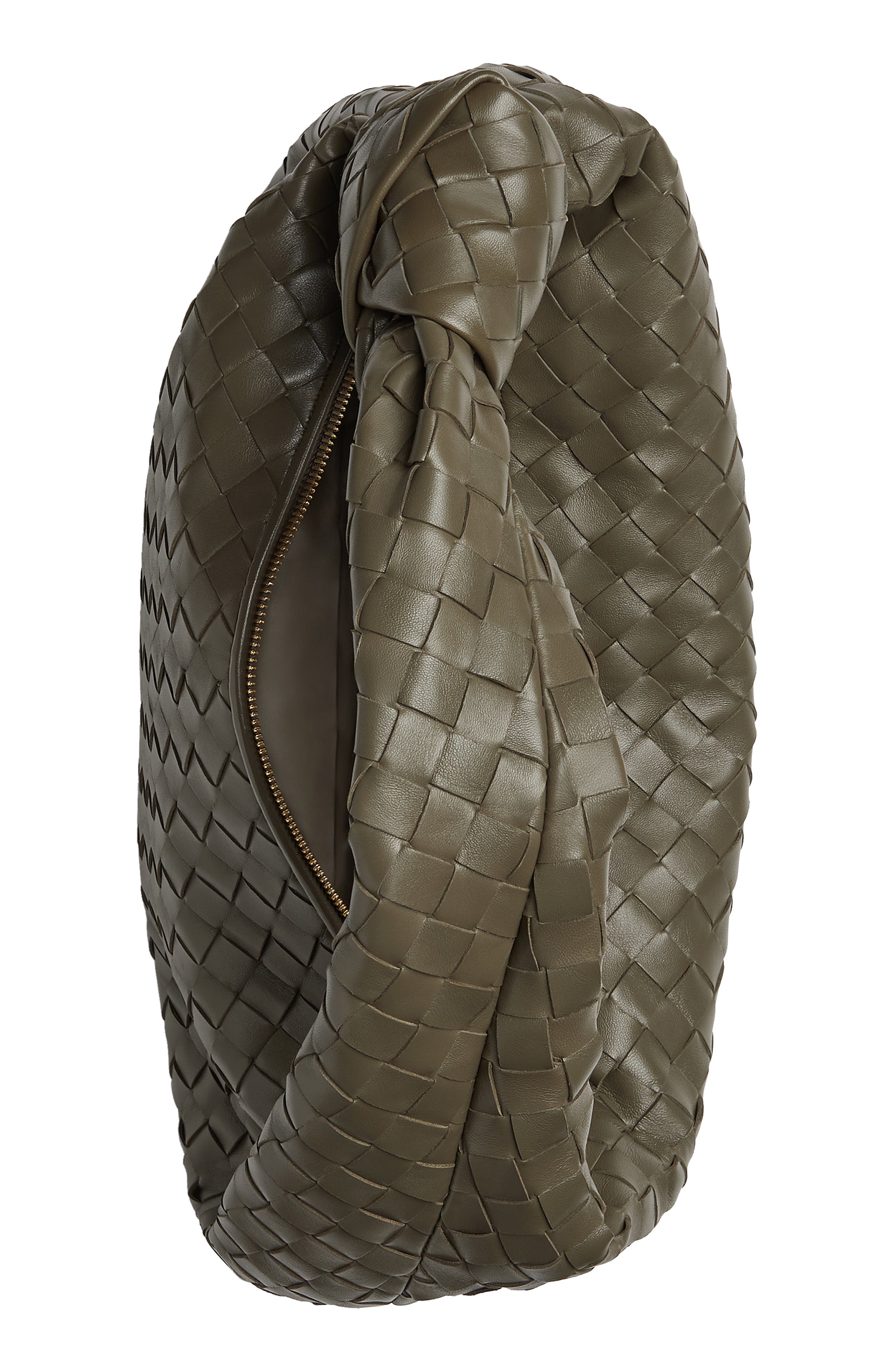 Jodie Leather Hobo Bag, Alternate, color, 3228 CYPRESS-GOLD