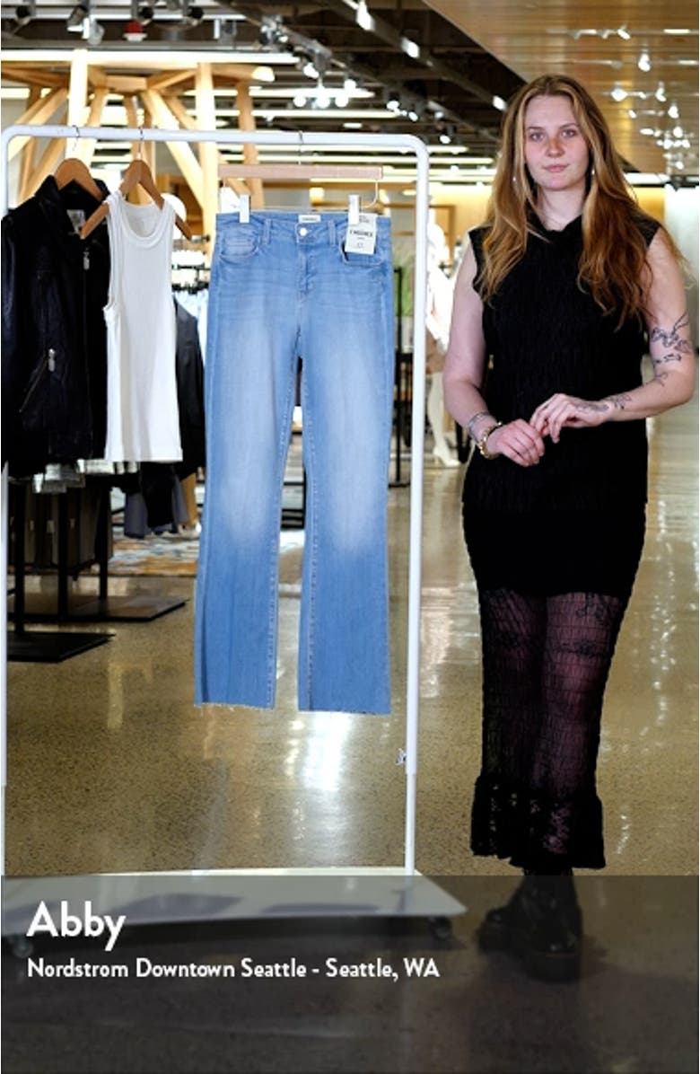 Sneeki Raw Hem Straight Leg Jeans, sales video thumbnail