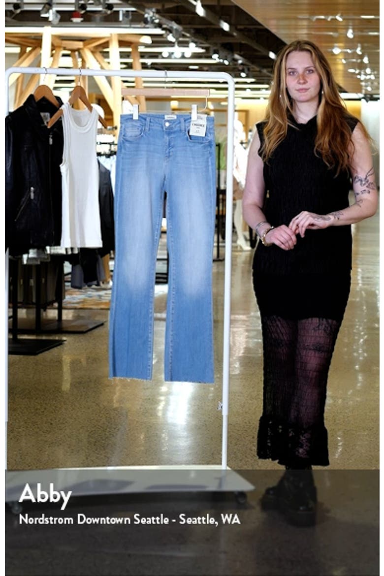 Sneeki Raw Hem Straight Leg Jeans video