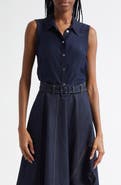 Cinq à Sept Giselle Silk Sleeveless Shirt