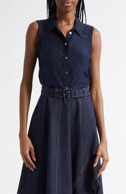 Cinq à Sept Giselle Silk Sleeveless Shirt