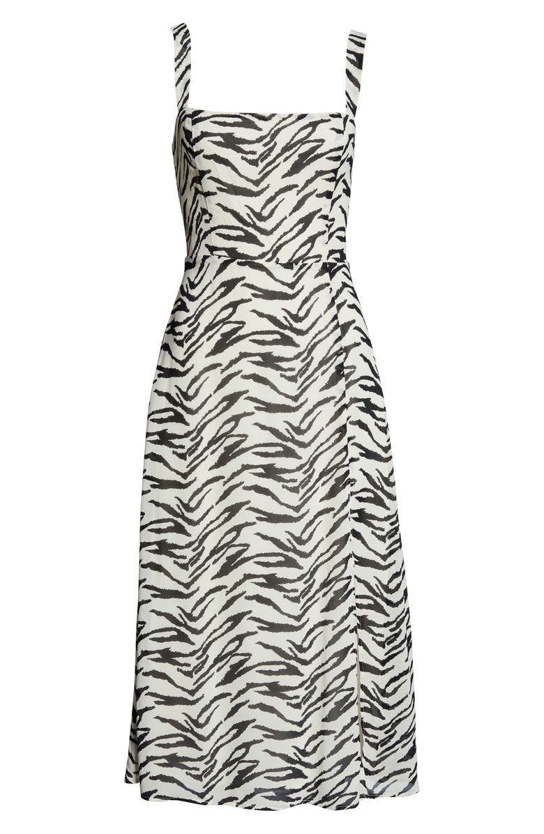 Reformation Nectarine Midi Sundress, Alternate, color, 