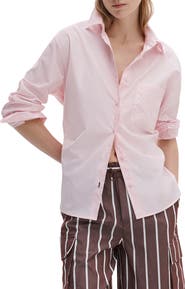 rag & bone Connie Cotton Poplin Button-Up Shirt