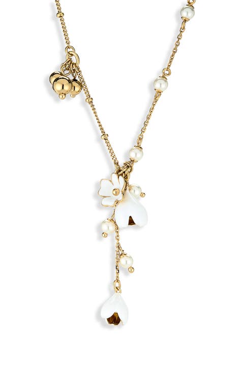 golden bloom y-necklace
