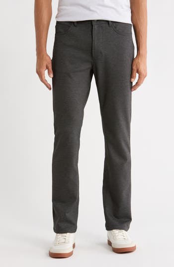 Robert Barakett Xavion Straight Leg Pants In Gray
