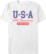Lost Gods Men's Lost Gods 1776 USA 250th Anniversary  Graphic T-Shirt