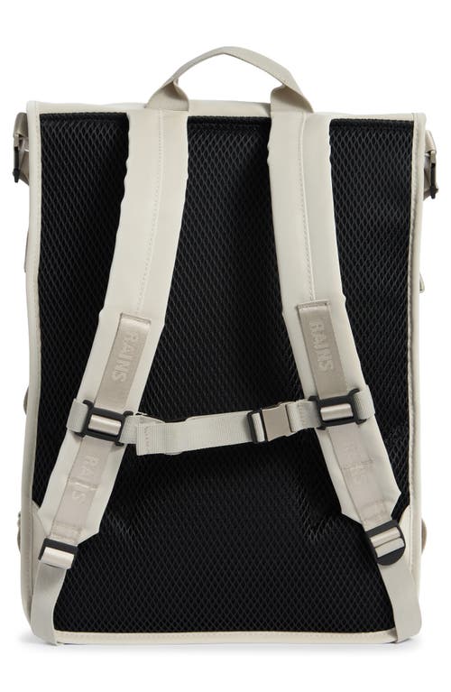 Rains Trail Cord Rolltop Backpack In Black