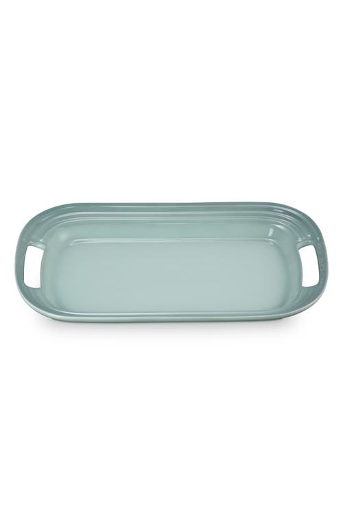 Le Creuset Stoneware Serving Platter In Blue