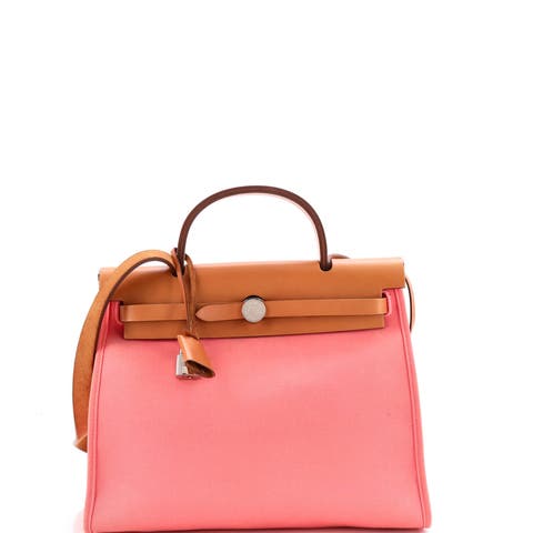 Herbag Zip Leather and Toile 31