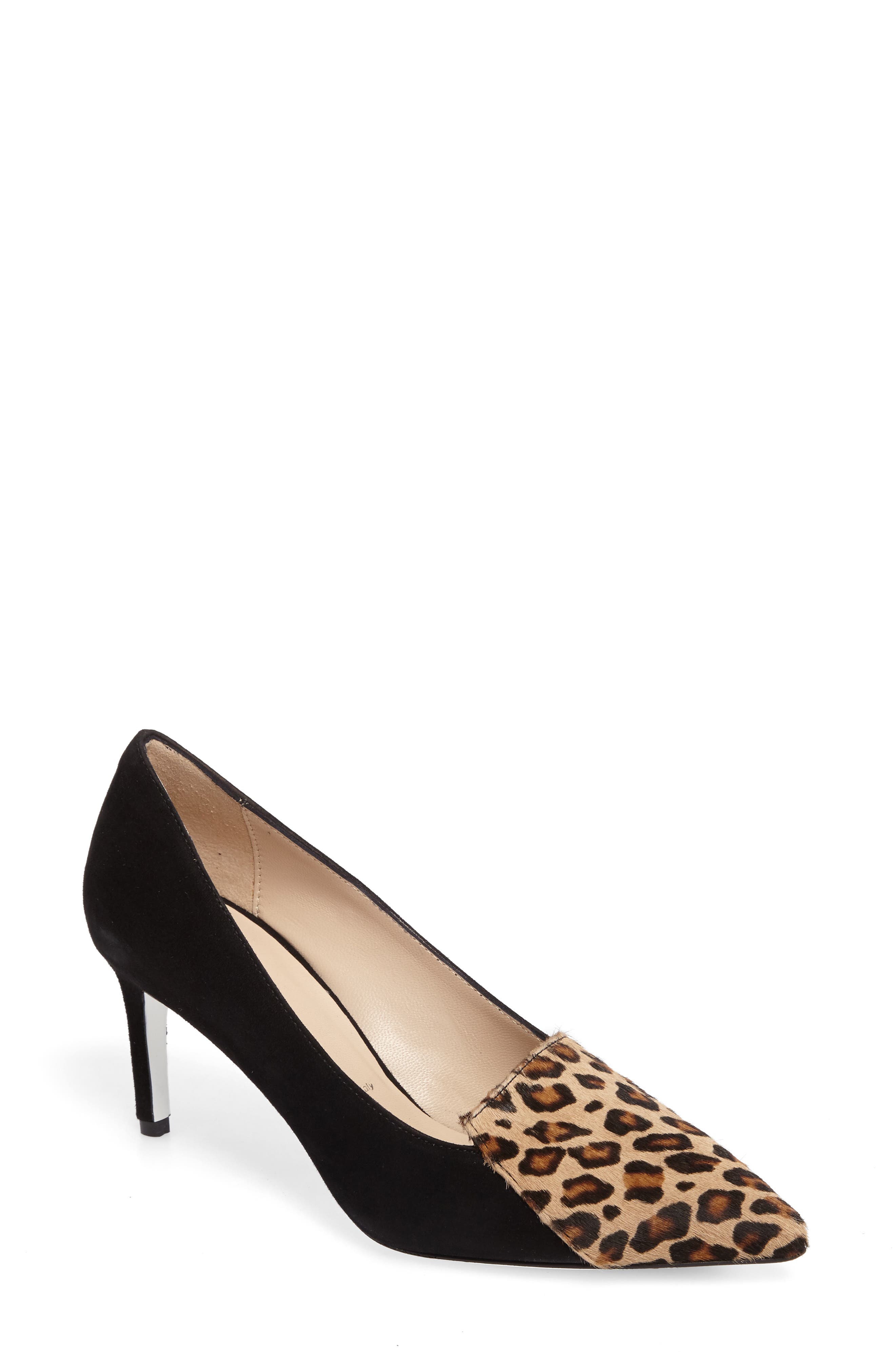 Cadence Pump, Main, color, LEOPARD/ ONYX CALF HAIR