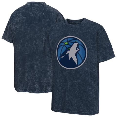 Youth  Navy Minnesota Timberwolves Rugged Defense T-Shirt