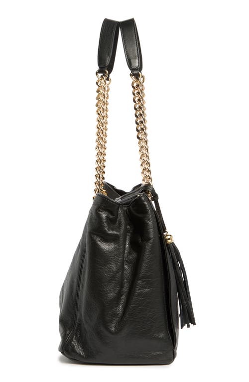 Valentino By Mario Valentino Verra Signature Leather Tote Bag In Black