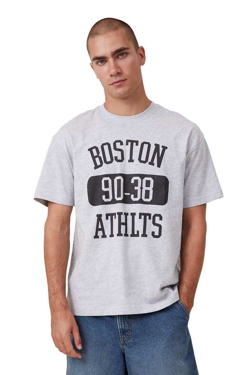 Cotton On Loose Fit College T-Shirt, Main, color, 