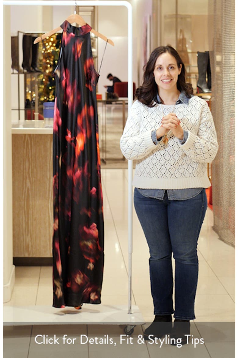 Lara Satin Bias Cut Maxi Dress video