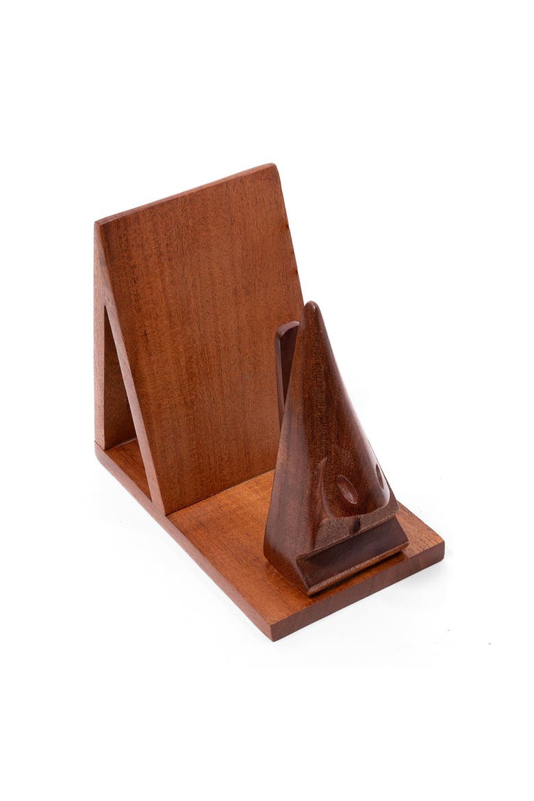 Nose Book & Glasses Caddy, Alternate, color, Brown