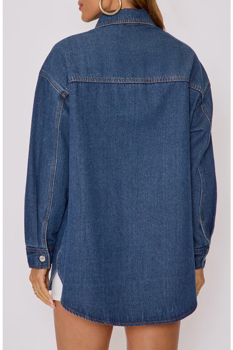 Kai Denim Shirt, Alternate, color, DK DENIM BLUE