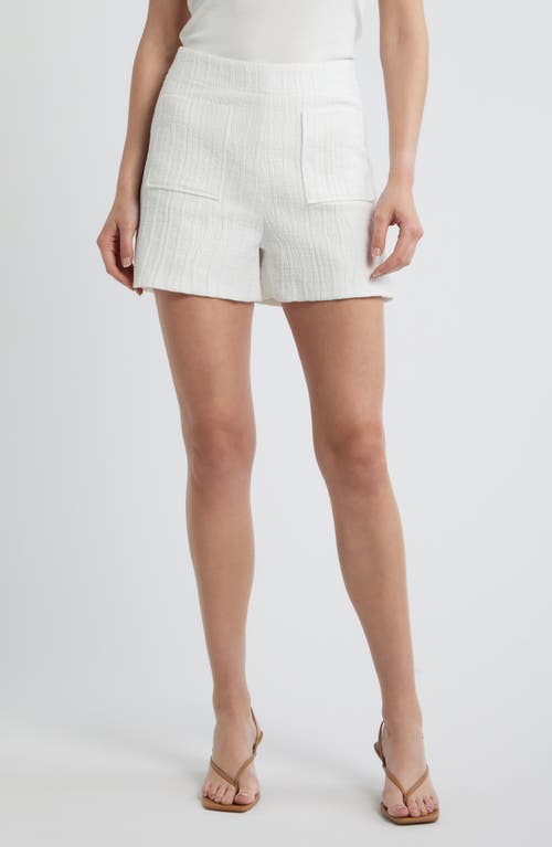 BOSS Orange Torgela Shorts in White at Nordstrom, Size 16