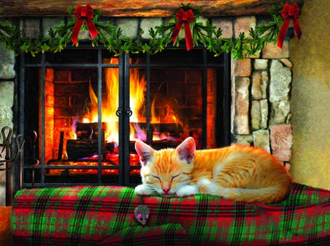 Fireside Snooze 500 piece Jigsaw Puzzle for Adults