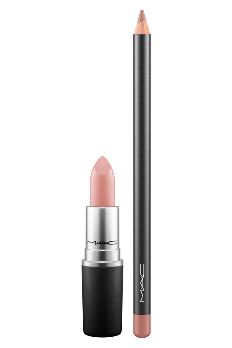 MAC Blanketed in Pink Lip Pencil & Amplified Lipstick Set, Main, color, PINK