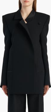 Khaite Armair Double Face Crepe Jacket
