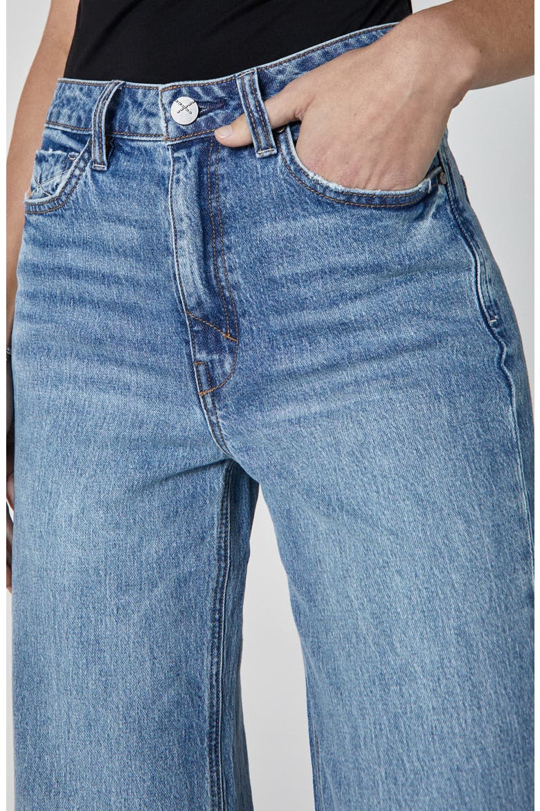 Jolene Reflecting Wide Leg Jeans, Alternate, color, MEDIUM BLUE