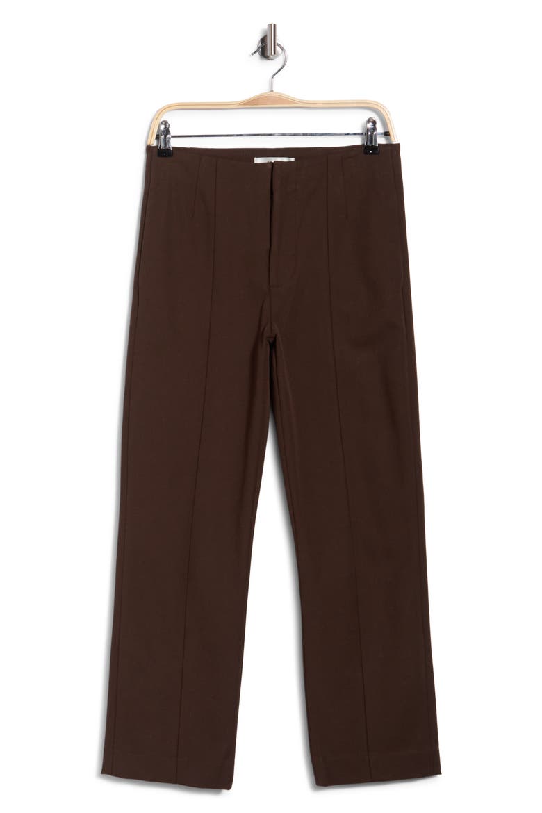 The Sleek Straight Leg Trouser, Main, color, ESPRESSO