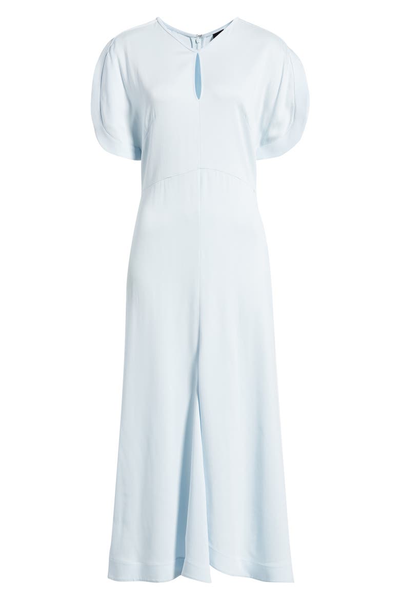 Denaz High Low Midi Dress, Alternate, color, PALE LAGOON