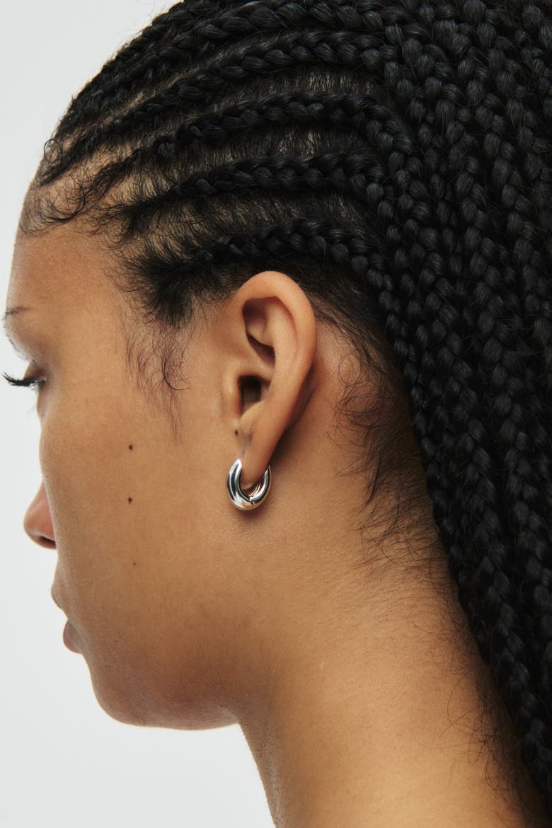 Mini Puffs, Alternate, color, Polished Silver