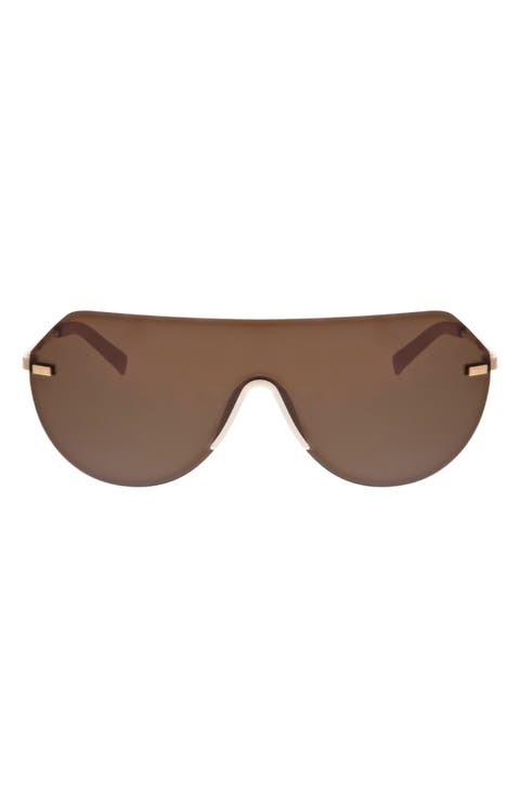 Angled Iconic Shield Sunglasses