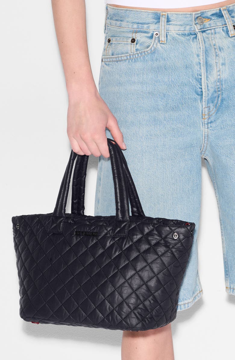 MZ Wallace Small Metro Quilted Nylon City Tote, Alternate, color,