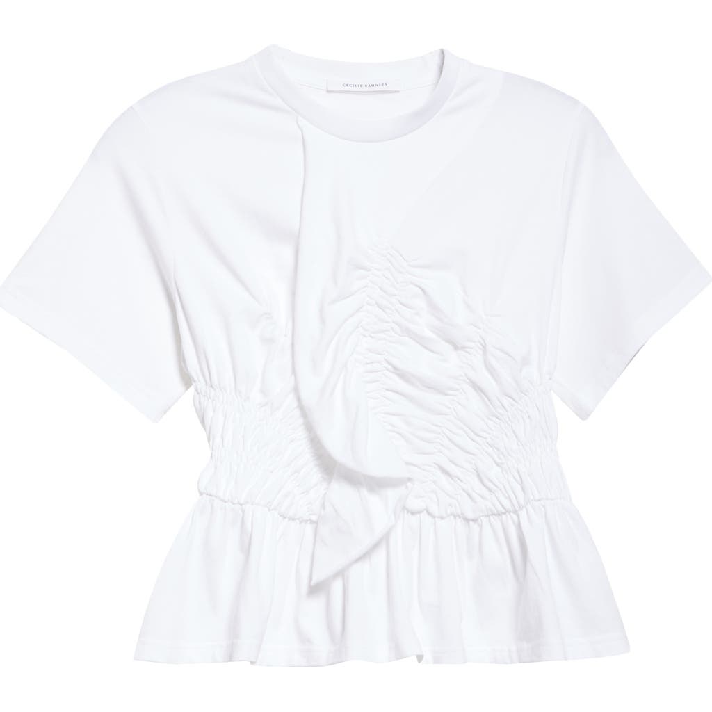 Cecilie Bahnsen Ace T-shirt In White