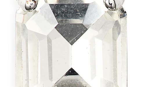 Kurt Geiger London Small Stone Stud Earrings In Metallic