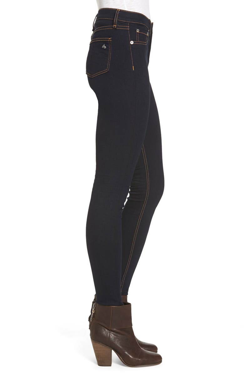rag & bone/JEAN High Rise Skinny Jeans, Alternate, color,
