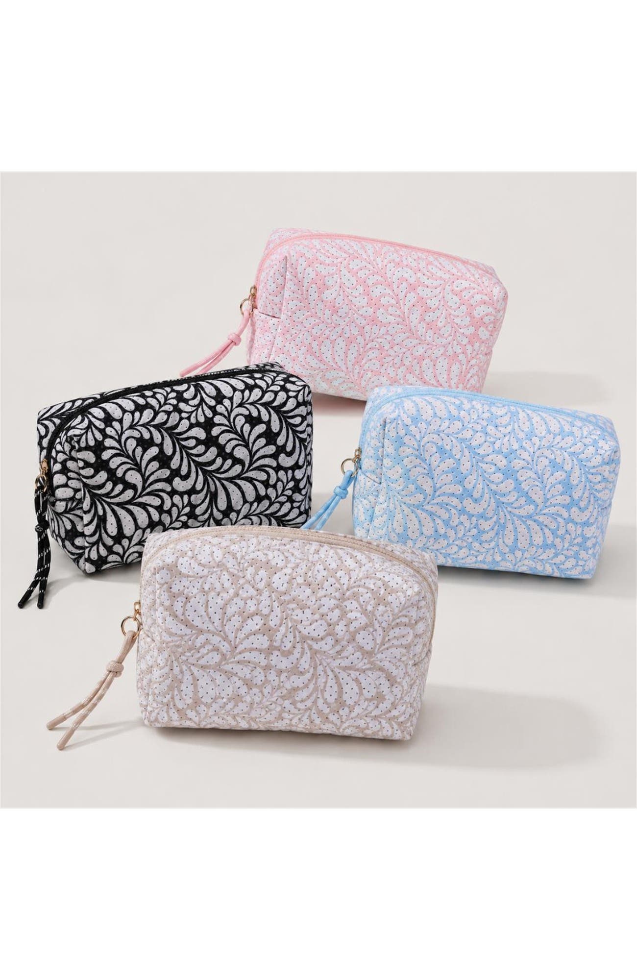 Airy Edit Cosmetic & Travel Organizer Pouch, Alternate, color, Natural