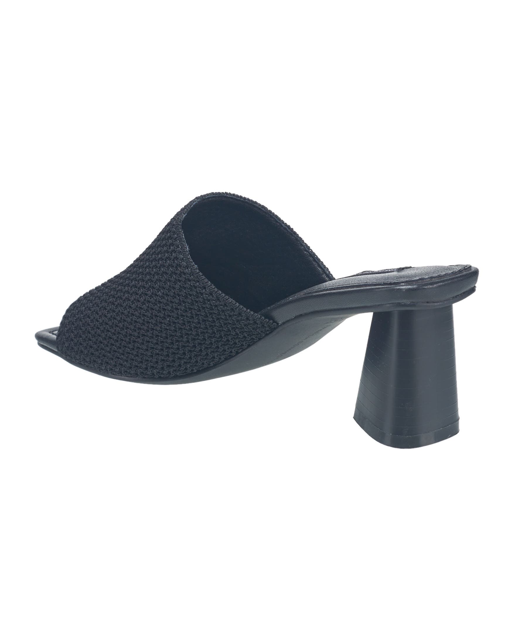 French Connection Sevran Knit Mule, Alternate, color, Black