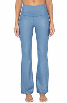 90 DEGREE BY REFLEX Faux Leather Yoga Pants