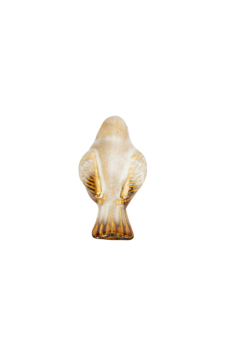 Set of 4 Bird Accents White Porcelain, Alternate, color, White