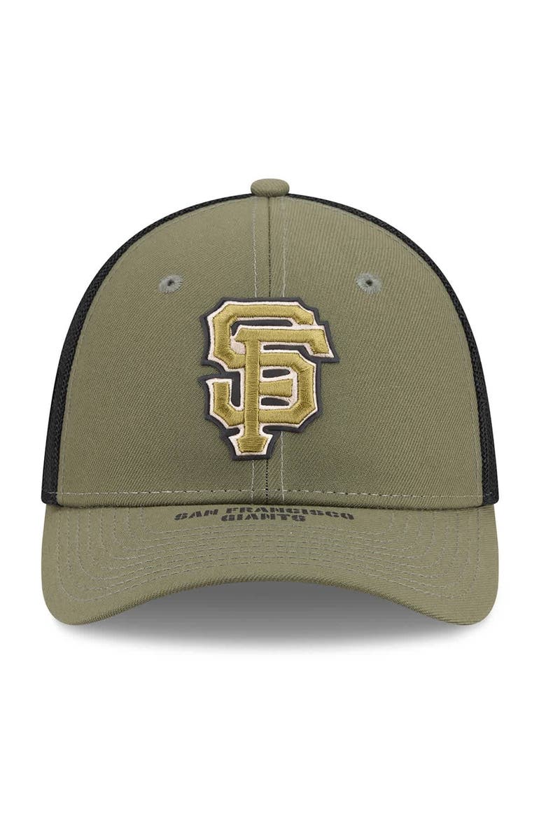 New Era Men's New Era  Olive San Francisco Giants 2026 Armed Forces Day 39THIRTY M-Crown Flex Hat, Alternate, color, Olive