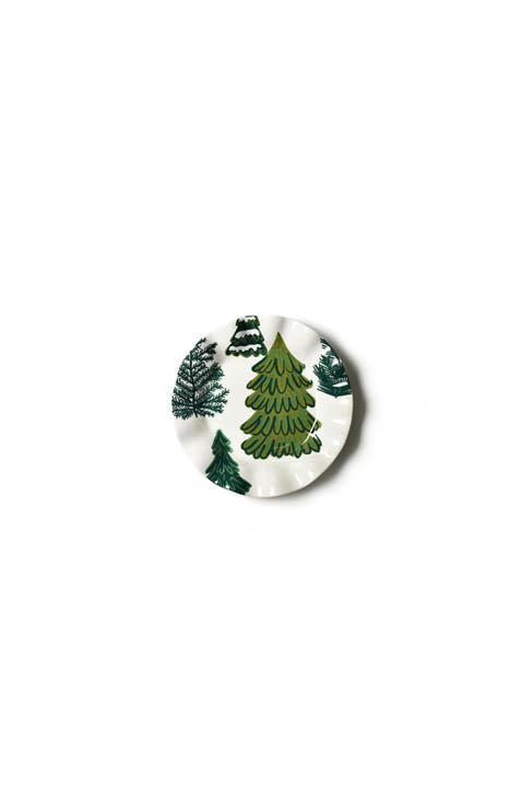 Fir Forest Ruffle Salad Plate
