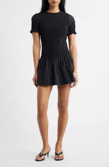Laurita Smocked Minidress