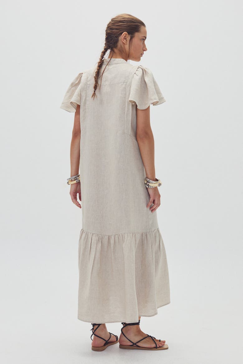 Willow Linen Dress, Alternate, color, Natural