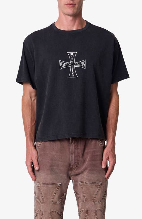 Washed LA Cotton Graphic T-Shirt