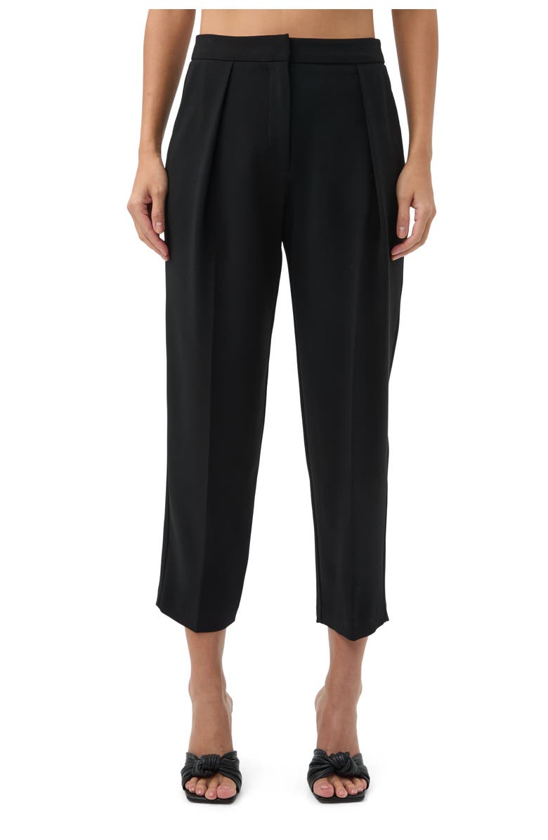 Trina Turk Larch Ankle Length Suiting Pant, Alternate, color, Black