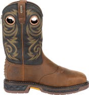 Georgia Boot Carbotec Lt Steel Toe Waterproof Pull On Work Boot