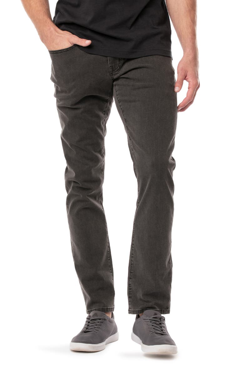 TravisMathew Legacy Straight Leg Jeans, Main, color, Vintage Charcoal