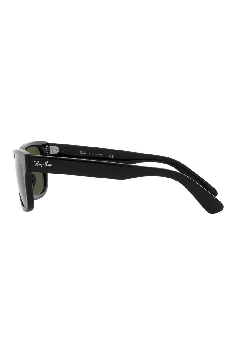 Mr. Burbank 52mm Rectangular Sunglasses, Alternate, color, BLACK